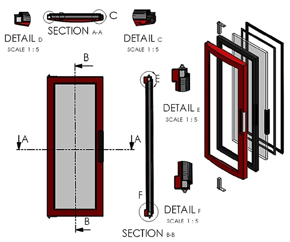 Door Assembly Sectional